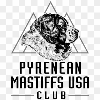 Pyrenean Mastiffs Usa Club Is Dedicated To The Breed - Graphic Design Clipart