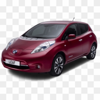 New Nissan Leaf Red Magnetic Clipart
