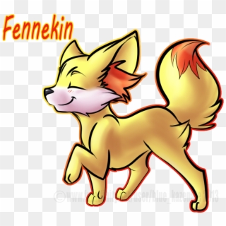 Pokemon X/y Fire Starter Fennekin - Cartoon Clipart