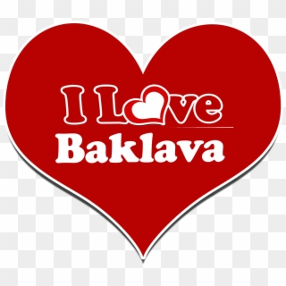 I Love Baklava - Red Box Project Clipart