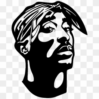 Clipart Transparent Stock Sticker Wall Decal Paper - Tupac Sticker - Png Download