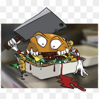 Killer Burger Design For A Local Burger Joint, - Cartoon Clipart