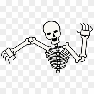 Graphic Black And White Stock How To Draw A Easy Guides - Skeleton Cartoon No Background Clipart