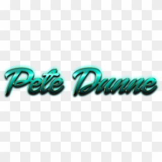 Pete Dunne Name Logo Png - Calligraphy Clipart