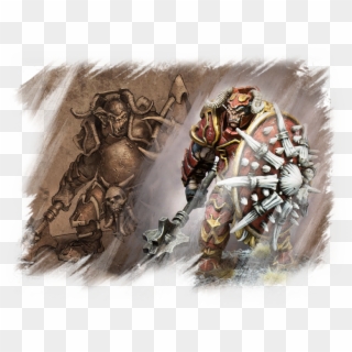 From Concept To Tabletop - Frostgrave Gnolls Scale Comparison Clipart