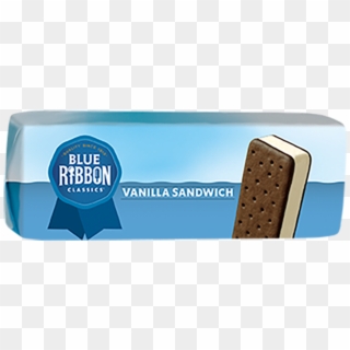 Ice Cream Sandwich Vanilla - Blue Ribbon Vanilla Sandwich Clipart