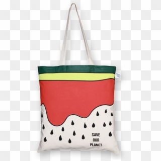 Cotton Tote Bag Watermelon Natural-ecoright - Tote Bag Clipart