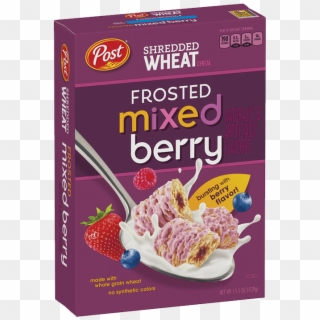 Shredded Wheat Frosted Mixed Berry - Post Frosted Mixed Berry Shredded Wheat Clipart