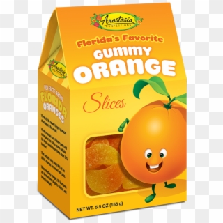 Gummi Orange Slices Gable Box - Mandarin Orange Clipart