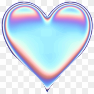 Holographic Heart Png - Holographic Heart Transparent Background Clipart