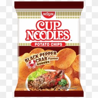 Nissin Cup Noodles Potato Chips-black Pepper Crab Flavour - Nissin Cup Noodles Clipart
