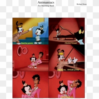 Animaniacs Sheet Music For Flute, Clarinet, Piccolo, - No Matter How Many Times You Watch Clipart