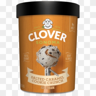 Salted Caramel Cookie Crunch Ice Cream - Chocolate Chip Clipart