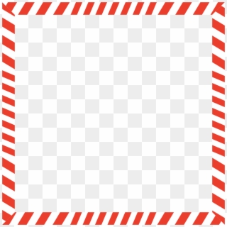 This Is A Candy Cane Frame - Transparent Candy Cane Frame Clipart