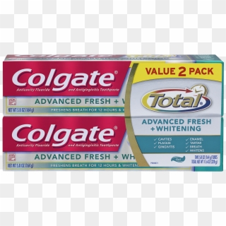 Colgate Total Advanced Fresh Whitening Toothpaste Value Clipart