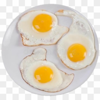 #eggs #egg #sunnysideup #breakfast #lunch #brunch #morning - Tres Ovos Fritos Clipart