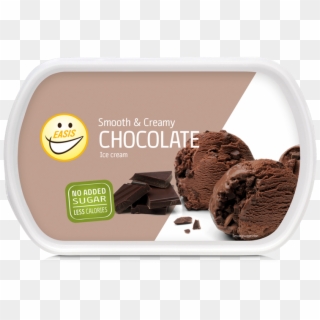 Easis Chocolate Ice Cream With 55% Less Fat And 50% - Chocolate Clipart