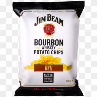 Jim Beam Original Bbq Flavour Crisps Is The Result - Jim Beam Bourbon Whiskey Potato Chips Clipart