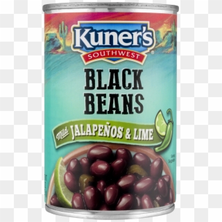 Kuner'sã‚â® Southwest Black Beans With Mild Jalapeãƒâ±os - Kuner's Black Beans Lime And Jalapenos Clipart