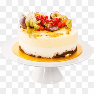 Fresh Handmade 6" Passion & White Choc Mousse Order - Passion Fruit Cake Decoration Clipart