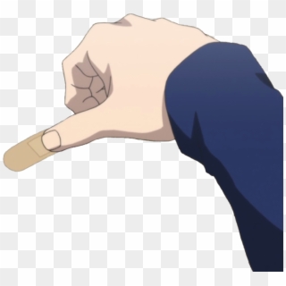 #arm #hand #bandaid #art #anime - Пластырь В Пнг Clipart