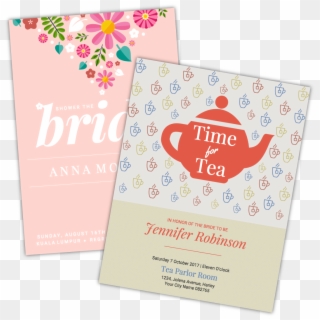 Customize Your Bridal Shower Invitation With These - Paper Clipart