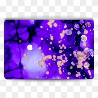 Purple Color Splash Skin Laptop - Iphone Xr Clipart