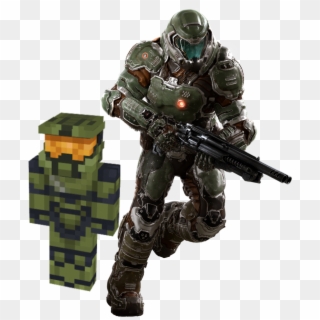 Don't Worry Master Chief Fans, If The 5chan Leak Ends - Doom Doomguy Clipart