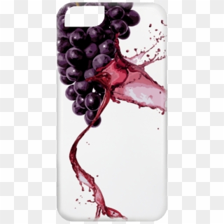Wine Splash Png - Healthy Food Fruits Grapes Clipart