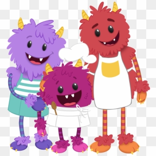 Nomster Family Nomste Rchef - Cartoon Clipart