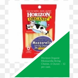 Horizon Organic Mozzarella String Cheese, 6 Ounce 12 - Organic String Cheese Clipart