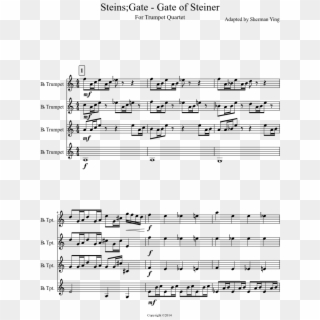 Gate Of Steiner Sheet Music Composed By Adapted By - Duck Tales For Trombone Clipart