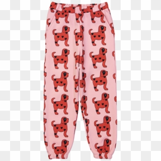 Hugo Loves Tiki Red Dogs Sweatpants - Pajamas Clipart