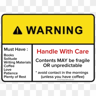Png - Warning Label For Love Clipart
