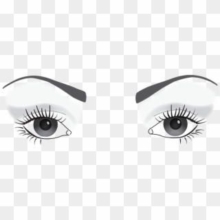Drawing Eyelashes Eyelid - Eyelash Extensions Clipart