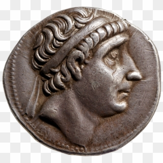 Bust Of Antiochus, Wearing A Diadem - Coin Clipart