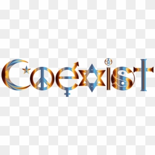 Coexist Computer Icons Computer Font Pdf - Transparent Coexist Logo Coexist Png Clipart