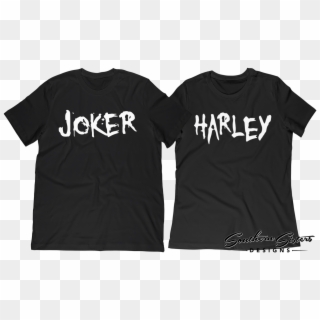 Joker And Harley - King And Queen Shirts Clipart