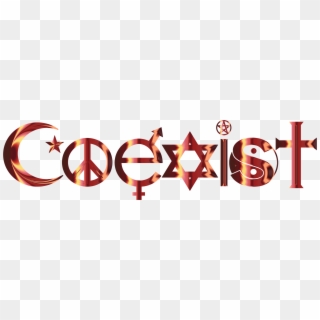 Coexist License Plate Religion Computer Icons Sticker - Interfaith Coexist Clipart