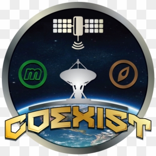 Name, Coexist - Emblem Clipart
