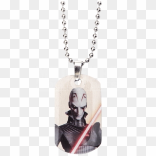 Star Wars Rebels Inquisitor Kids Dog Tag Necklace - Locket Clipart