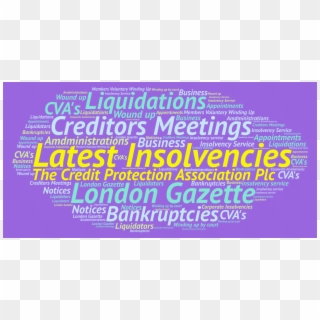 The Latest Insolvencies To 27 Sep - Graphic Design Clipart
