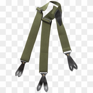 Suspender Strap Green - Bukseseler Clipart