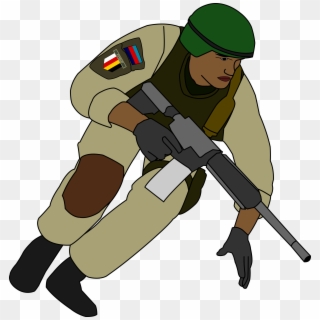 In Action Big Image Png Ⓒ - Soldier In Action Cartoon Clipart
