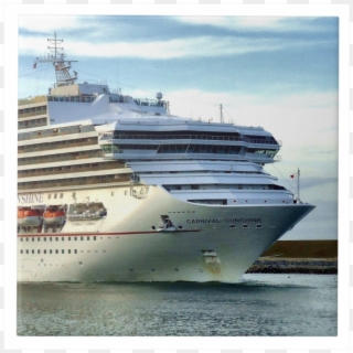 Bow Of The Carnival Sunshine, As She Sails Off To The - Cruiseferry Clipart