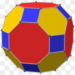 Polyhedron Great Rhombi 6-8 Max - Soccer Ball Clipart
