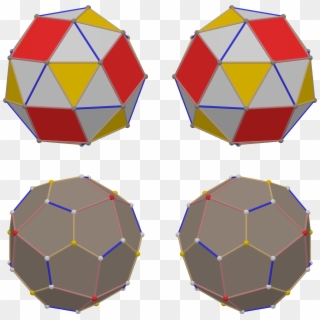 Chiral Snub Cubes And Duals - Circle Clipart