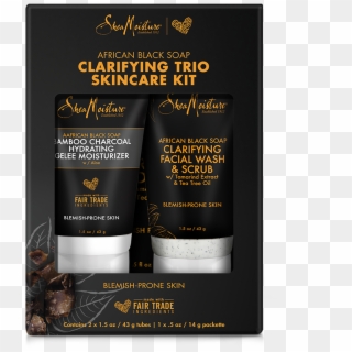 Sheamoisture / Sheamoisture - Sheamoisture African Black Soap Clarifying Trio Skincare Clipart