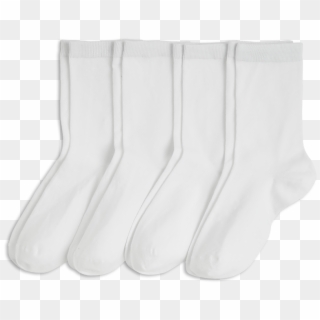 4-pack Socks White - Sock Clipart