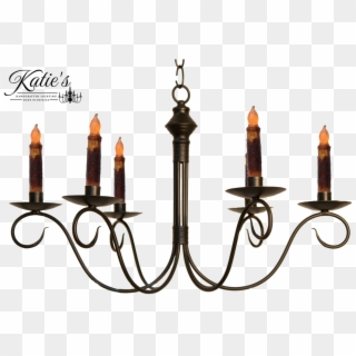 Katie's Handcrafted Lighting Adams Candle Chandelier - Chandelier Clipart